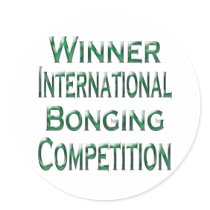 International Bonging Competition3 Stickers