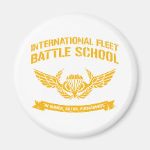 International Fleet Battle School Ender Fridge Magnets