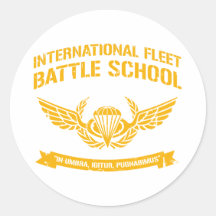International Fleet Battle School Ender Stickers