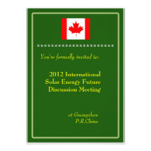 International, professional business meeting announcements