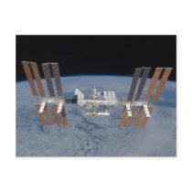 International space station postcards