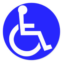 International symbol of access sticker