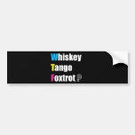 International WTF? Bumper Stickers