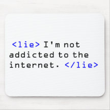 Internet Addiction Mousepad