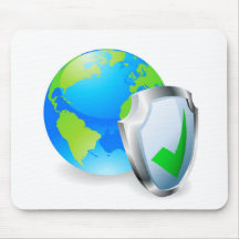 Internet security concept mouse pads