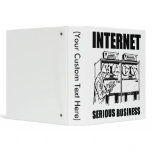 Internet Serious Business binders