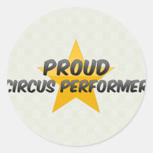 Interprète de cirque fier autocollants