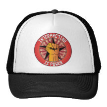 Interpreting Is Power Trucker Hat