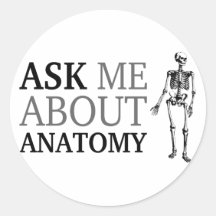 Interrogez-moi au sujet de l'anatomie autocollants