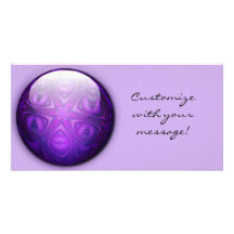 Intersect Mandala Jewel Photo Card