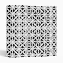 Intersecting Patterns 3 Ring Binders
