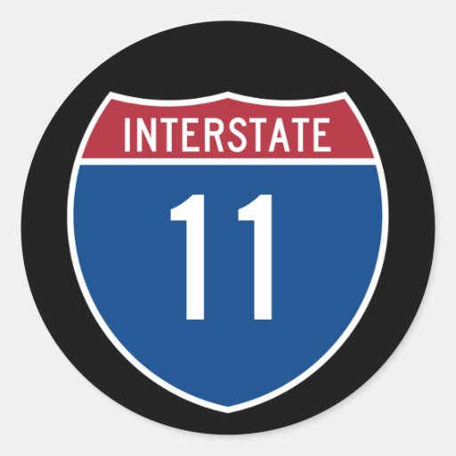 Interstate 11 sticker