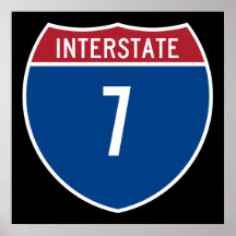 Interstate 7 print
