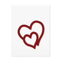 Intertwined Hearts Post Cards