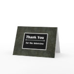 Interview Thank You Greeting Card