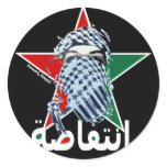 Intifada Star Round Sticker