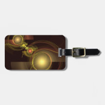 Intimate Connection Abstract Art Address Bag Tags
