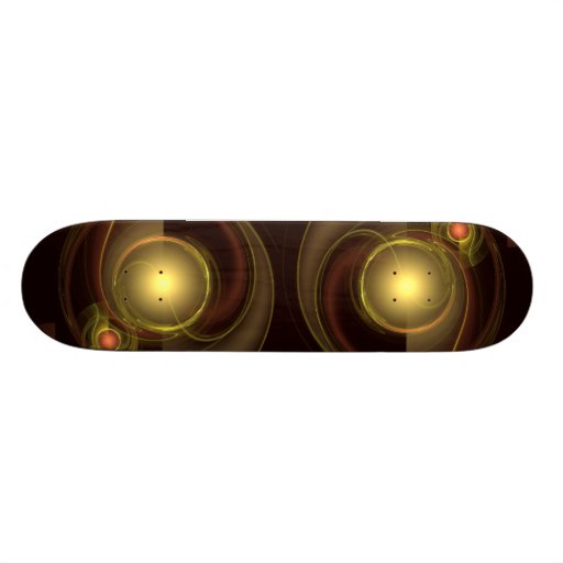 Intimate Connection Abstract Art Skateboard