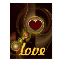 Intimate Connection Love Postcard