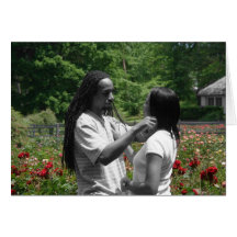 Intimate moment greeting cards