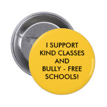 INTIMIDATION D'ÉCOLE D'ARRÊT D'AIDE ! BADGE AVEC ÉPINGLE