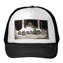 Into the Christmas Night Tomte-Nisse Trucker Hat