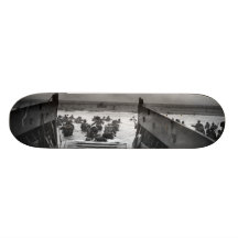 Into The Jaws Of Death LCVP World War II Omaha Skate Board