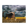 into the wind postcard