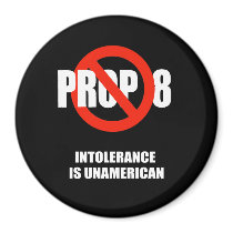 INTOLERANCE IS UNAMERICAN FRIDGE MAGNETS