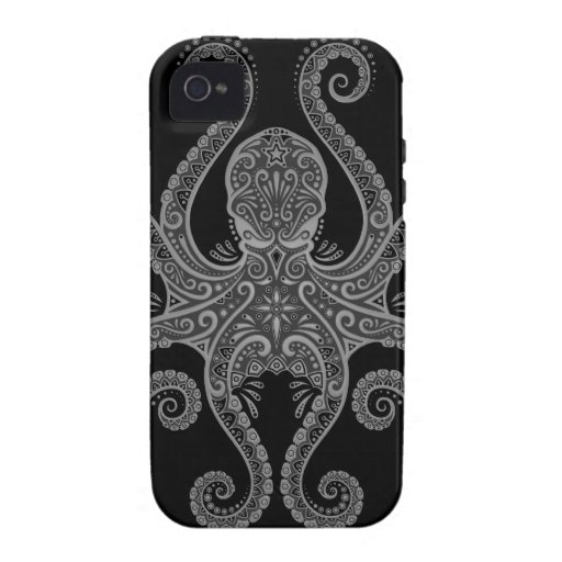 Intricate Dark Octopus Case-Mate iPhone 4 Case