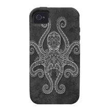 Intricate Dark Stone Octopus Case-Mate iPhone 4 Case