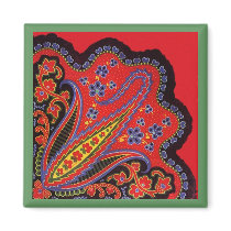 Intricate Folk-Art Magnets Tole Painting Style Mag