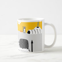 inuit, igloo man coffee mug