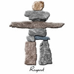 Inukshuk Haida Respect Native American Art t-shirts