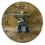 Inukshuk & Rock Texture Clock