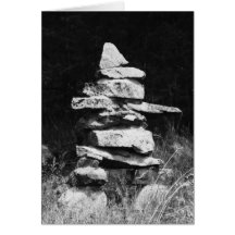 Inukshuk Stands Strong Greeting Cards