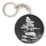 Inukshuk Stands Strong keychains