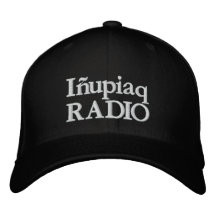 Iñupiaq radio embroidered baseball caps