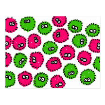 Invasion de germe cartes postales