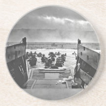 Invasion de la Normandie au le jour J - 1944 Dessous De Verres