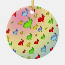Invasion of the Jelly Bunnies Christmas Ornament