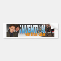 Invention with Brian Forbes Logo Bumper Sticker