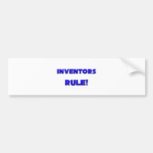 Inventors Rule! Bumper Stickers