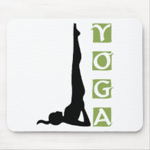 Inversion Yoga Pose Gift Mouse Pad