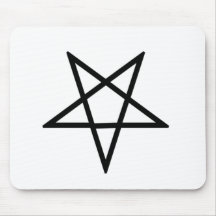 Inverted Pentagram Mousepad