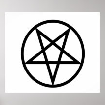 Inverted Pentagram Print