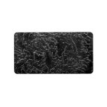 Inverted Stucco Black and White wall picture Address Label