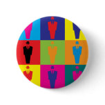 Investigations Pop Art Pinback Buttons