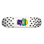 Investigator girl custom skate board
