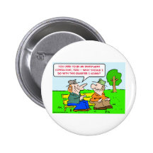 investment consultant quarter pinback button